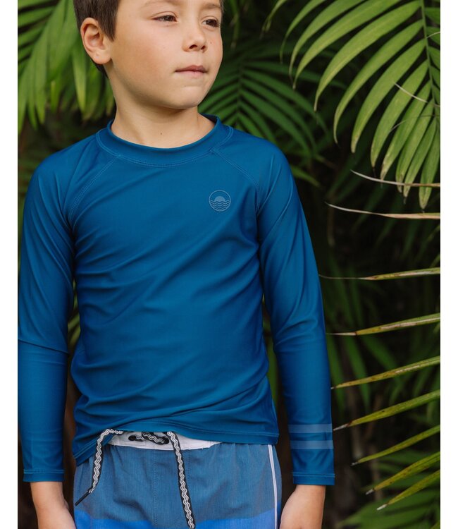 Feather 4 Arrow Navy L/S Rash Guard