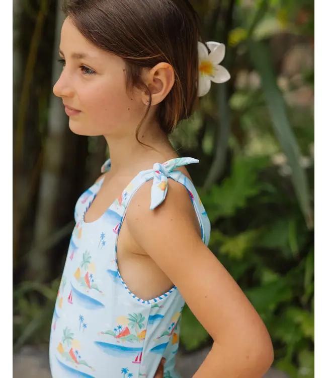 Feather 4 Arrow Clearwater Skye Reversible One Pc. Swimsuit