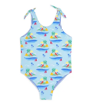Feather 4 Arrow Clearwater Skye Reversible One Pc. Swimsuit