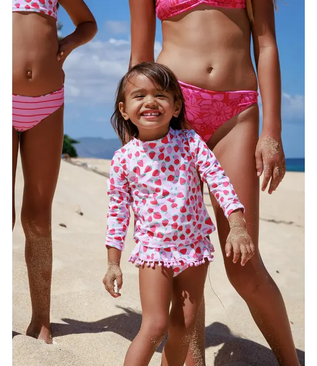 Feather 4 Arrow Sandy Toes Rash Guard Swim Set
