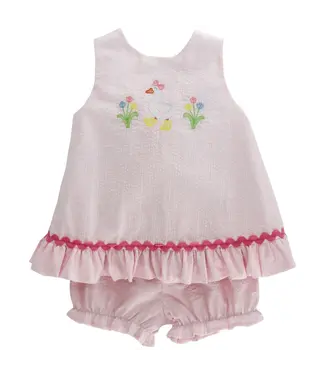 Bailey Boys Goose in Boots Angel Dress Tie w/Bloomer