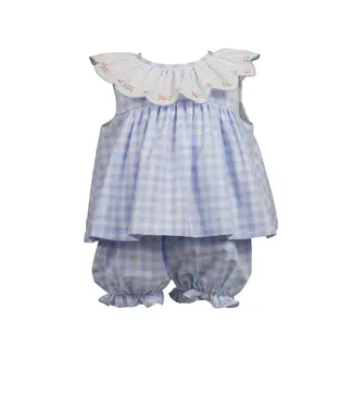 the proper peony Colby Check Bloomer Set