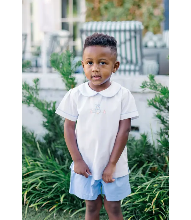 the proper peony Clover Bunny Boy Short Set