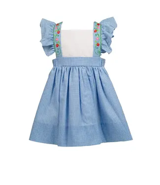 the proper peony Bryar Bee Pinafore Dress