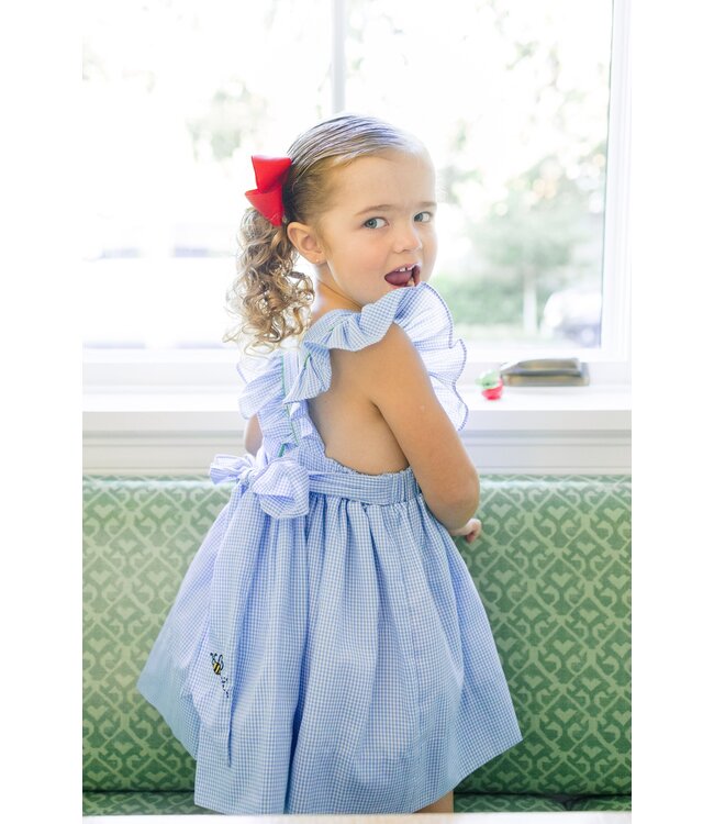 the proper peony Bryar Bee Pinafore Dress