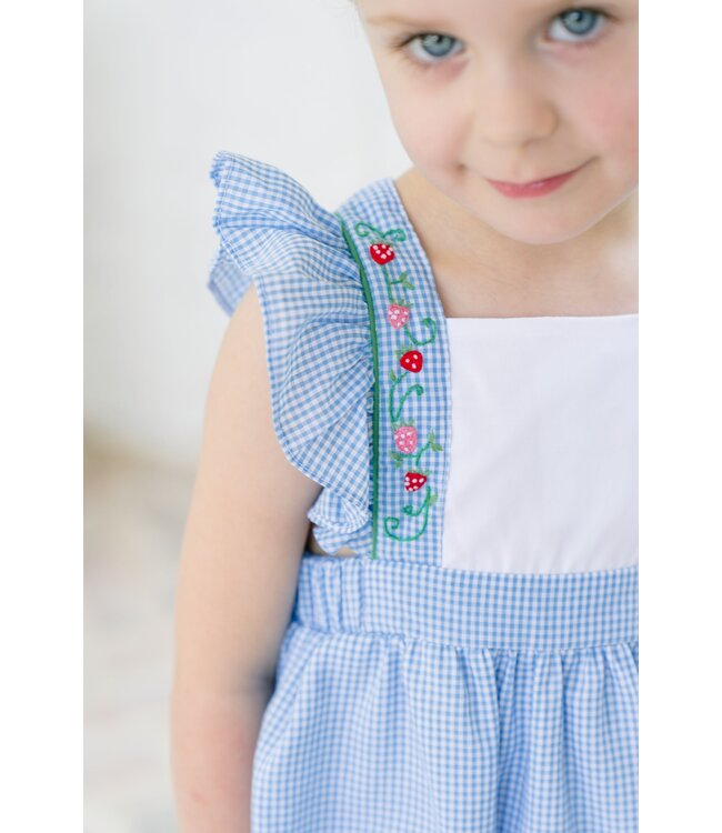 the proper peony Bryar Bee Pinafore Dress