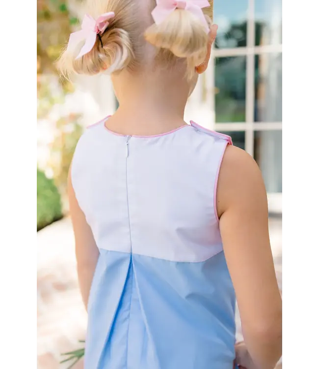 the proper peony Maude Blue Flower Dress