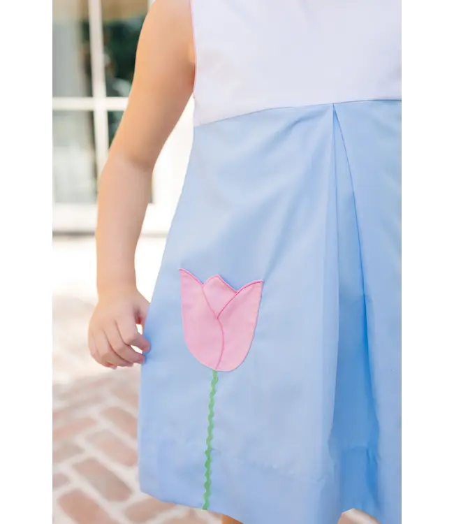Maude Blue Flower Dress