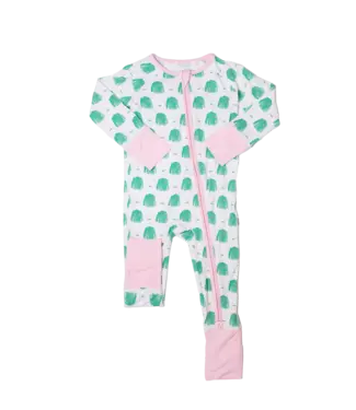 The Uptown Baby Pink Sleep Romper-Golf