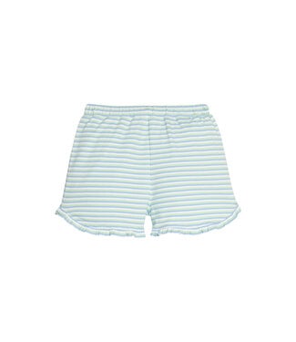 Little English Greenview Stripe Tulip Knit Shorts