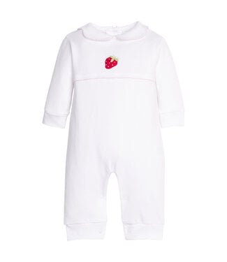 Little English Strawberry Crochet Playsuit