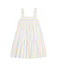 Little English Rainbow Seersucker Stripe Georgia Dress