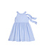 Royal Gingham Bow Back Dress