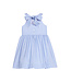 Royal Gingham Bow Back Dress
