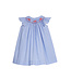 Little English Flags Smocked Bishop Dress