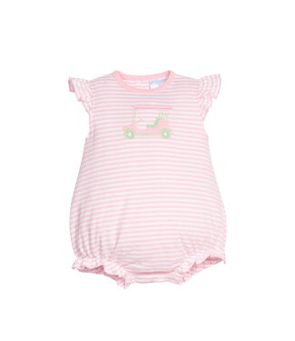 Little English Golf Cart Applique Tilly Romper