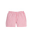 Red Windowpane Shorts