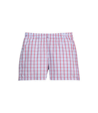 Little English Patriotic Plaid Short