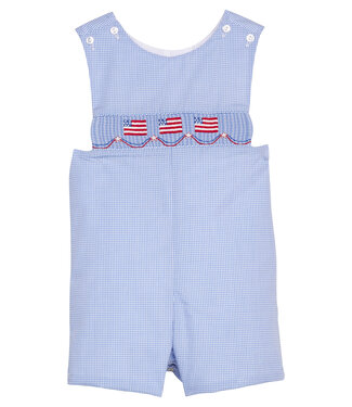 Little English Flags Smocked Shortall