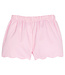 Little English Light Pink Twill Scallop Short