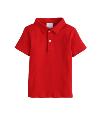 Little English Red S/S Polo