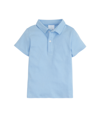 Little English Light Blue  S/S Polo