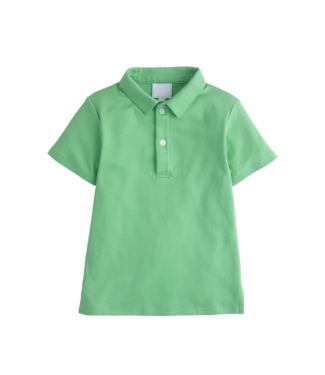 Little English Green S/S Polo