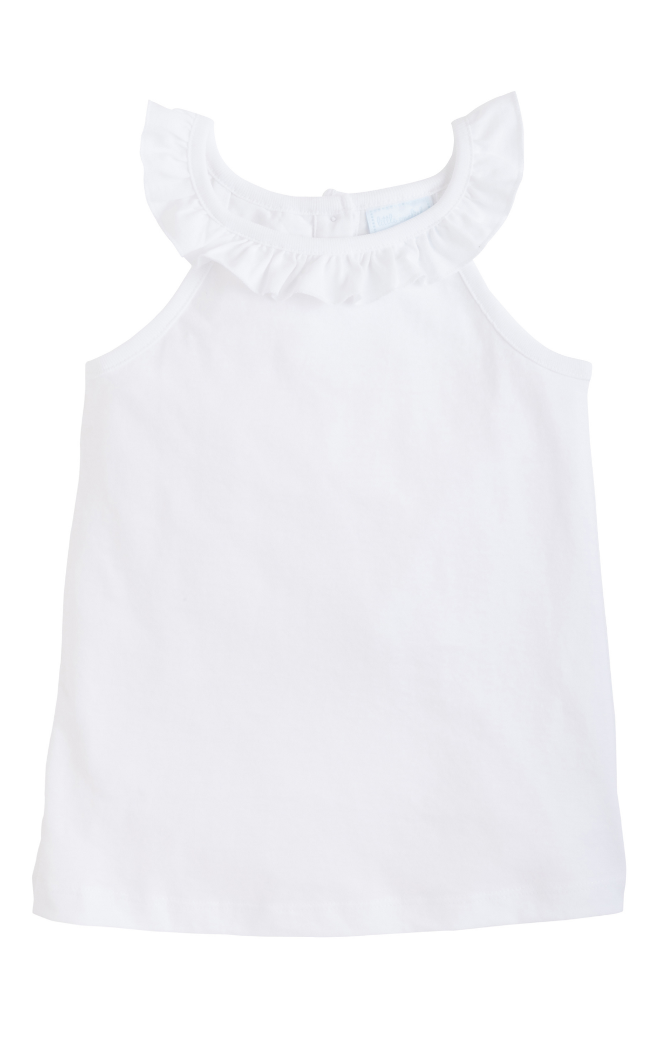White Ruffle Tank Little English Girls White Ruffle Tank | Polliwogs Children's Boutique ...