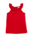 Little English Red Ruffle Tank