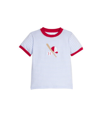 Little English Baseball Applique T-Shirt