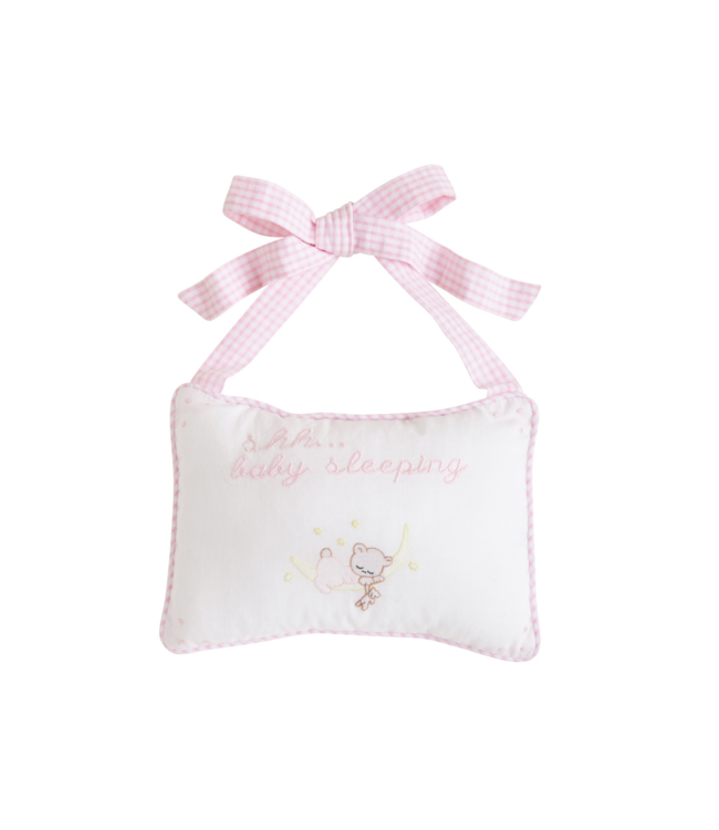 Little English Baby Sleeping Door Pillow