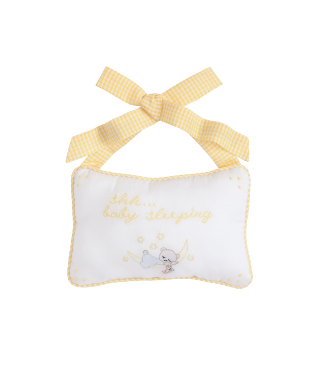 Little English Baby Sleeping Door Pillow