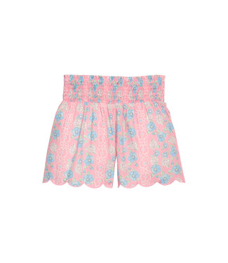 Bisby Spring Marguerite Floral Shirred Shorts