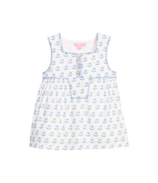 Bisby Blue Tulip Block Keystone Top