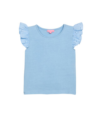 Bisby Light Blue Eyelet Tank
