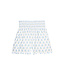 Bisby Blue Tulip Block Shirred Ruffle Shorts