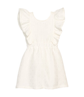 Bisby White Trellis Jacquard Sadie Dress
