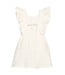 White Trellis Jacquard Sadie Dress