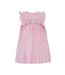 Petit Bebe Pink Microcheck Bunnies Dress w/Side Bows