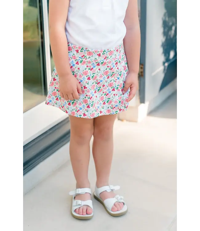 the proper peony Geranium Skort