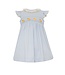 Petit Bebe Lt. Blue Knit Sleeveless Duckies Dress