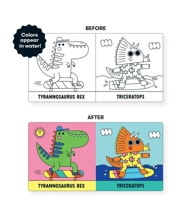 Rub-a-Dub Dinos! Color Changing Bath Book
