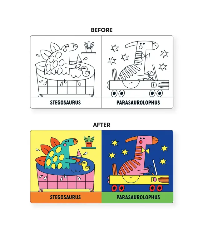 Rub-a-Dub Dinos! Color Changing Bath Book