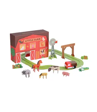hachette book group Little Farm Wind Up and Go Play Set