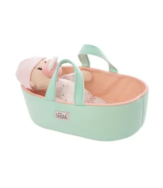 Manhattan Toy Co Love, Stella My First Doll Peach & Bassinet