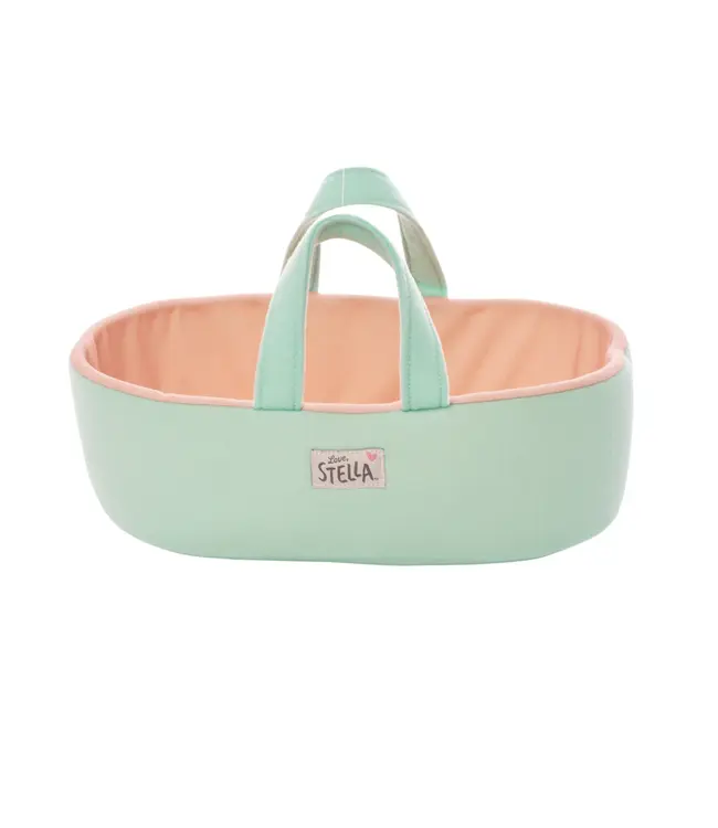 Manhattan Toy Co Love, Stella My First Doll Peach & Bassinet