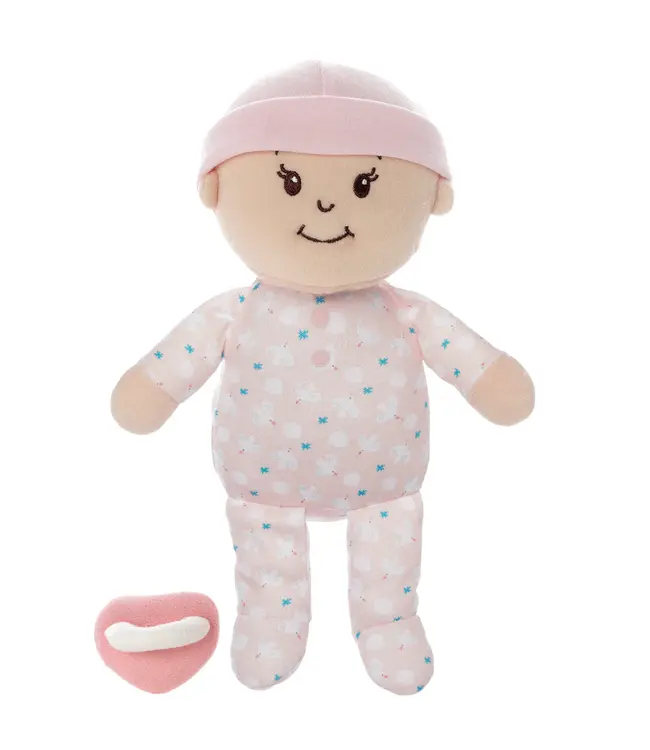 Manhattan Toy Co Love, Stella My First Doll Peach & Bassinet