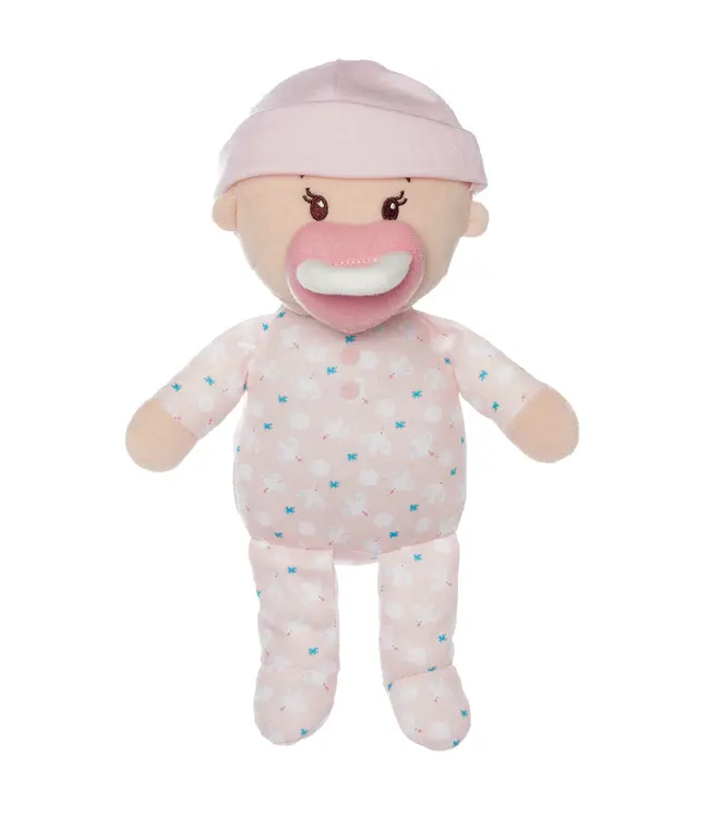 Manhattan Toy Co Love, Stella My First Doll Peach & Bassinet