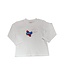 Luigi White Plane w/Heart Outline Trail L/S Tee