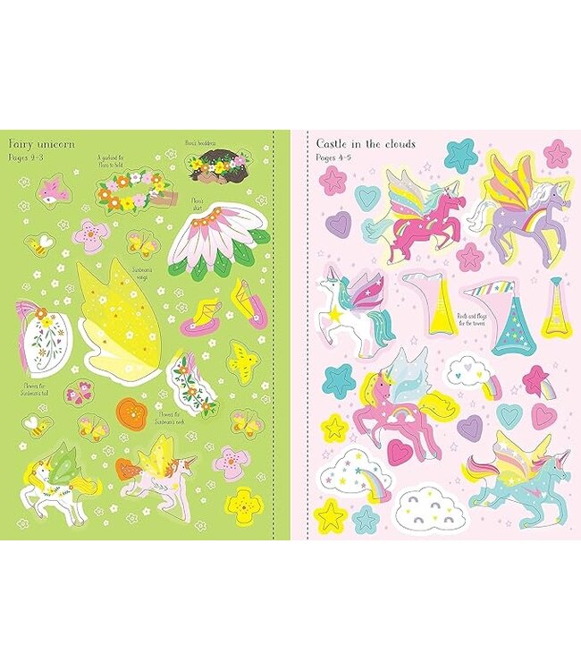 HarperCollins Little Sticker Dolly Dressing Unicorns